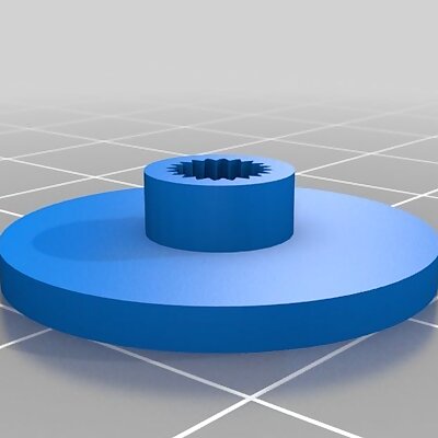 Microservo SG90 round mounting plate