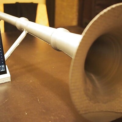 iPhone 6 trombone bell amplifier  Bach 4250 customizable