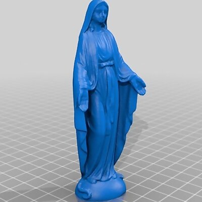 Mother Mary Statue  3D Scan