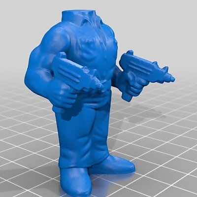 Action Figure Body  3D scan