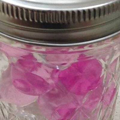 DIY Air Freshener lid for 8oz Ball quilted crystal jelly jars