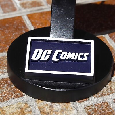 DC Comics Logo Plaque Rectangle