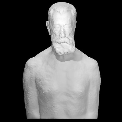 Naked bust of Anatole France
