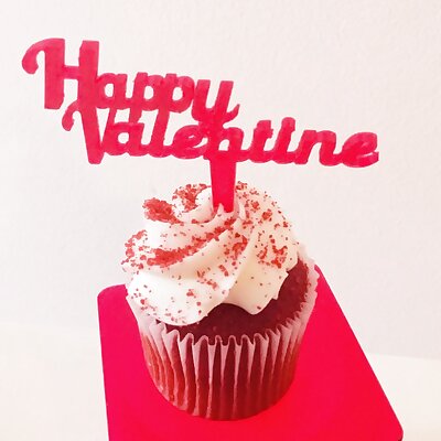 Valentines Cupcake Topper