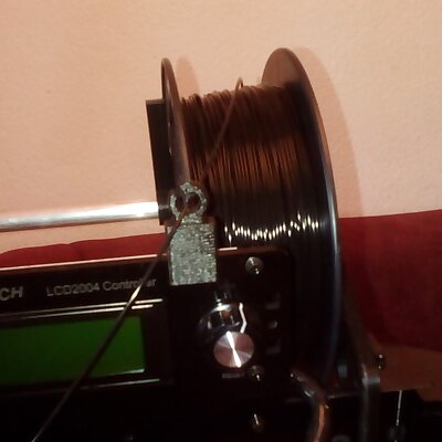 Filament Guide for Geeetech Prusa I3 acrylic LCDframe