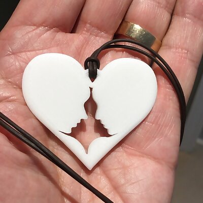Heart Couple Pendant