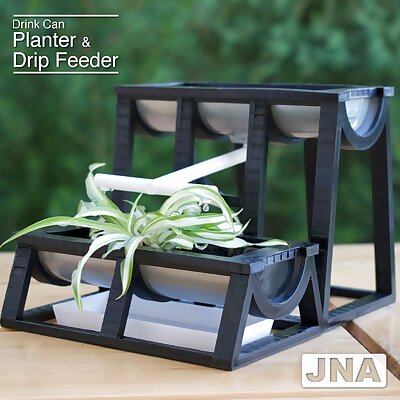 Drink Can Planter and Drip Feeder