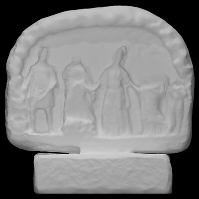 Votive relief in the shape of a cave