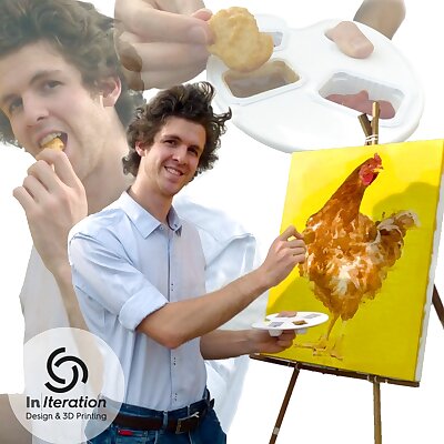 Chicken Nugget Painting Palette