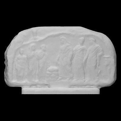 Votive relief in the shape of a cave