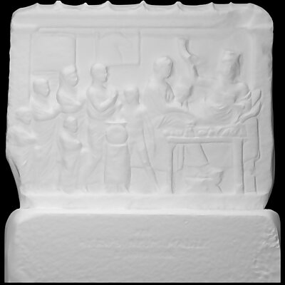 Votive Relief with a Hero at the Banquet