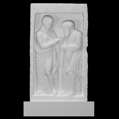 Reliefs from a Funerary Monument Antigone leads her blind father Oedipus