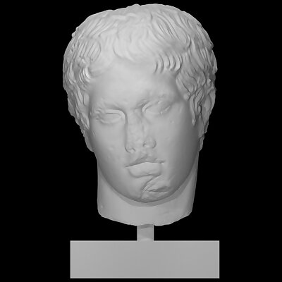 Head of Discophoros by Polykleitos of Argos