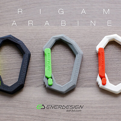 Origami Carabiner by ddf3dcom