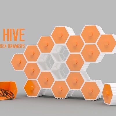 The HIVE  Modular Hex Drawers