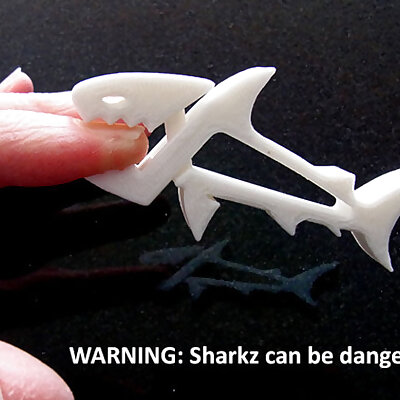SHARKZ Fun Multipurpose Clips  Holders  Pegs with moving jaws that bite!