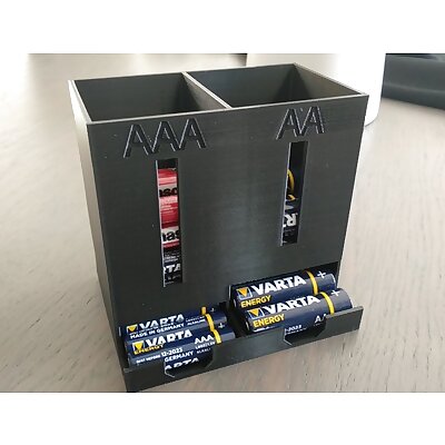 Battery dispenser dual  AAA  AA