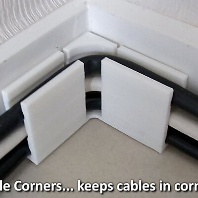 Cable Corners keep cables in corners!