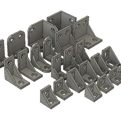 Corner Brackets For System20 2020  2040 Extrusion