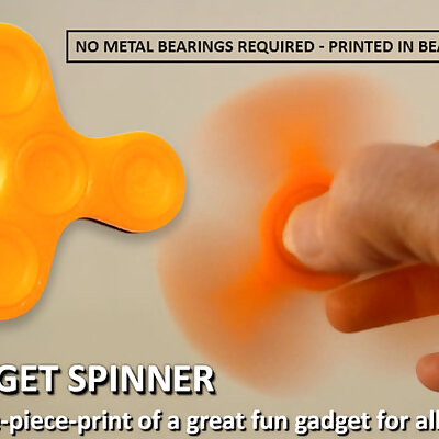 Fidget Spinner  OnePiecePrint  No Bearings Required!