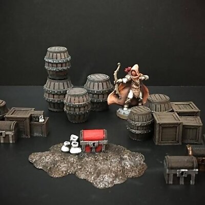 Delving Decor Loot Markers 28mmHeroic scale