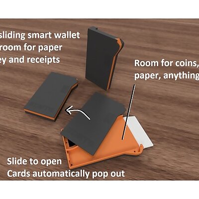 Smart Wallet  Sliding 3D printed wallet