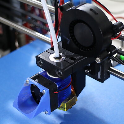 E3Dv6 Bowden Xcarriage mount v2 for Prusa i3