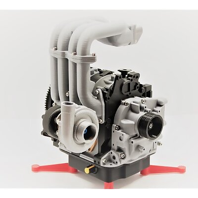 Mazda RX7 Wankel Rotary Engine 13BREW  Working Model