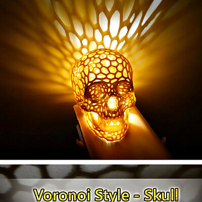Skull lamps  Voronoi Style
