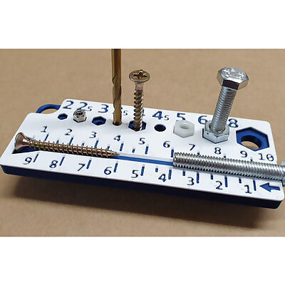 Metric screws nuts and bolts jig