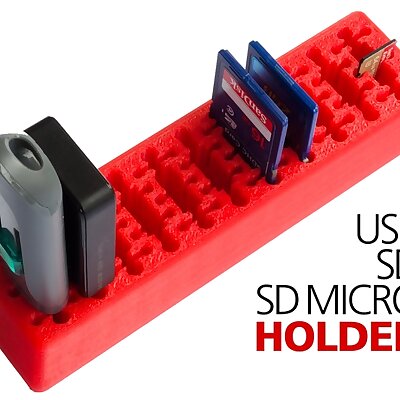 USB SD SD Mirco Holder Combined