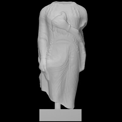 Statue of a Woman with a Rock Partridge as Votive Offering