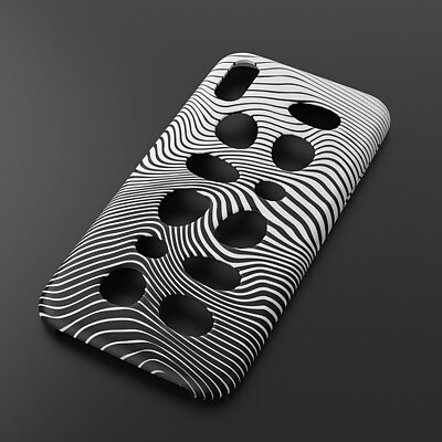 iPhone X case with holes