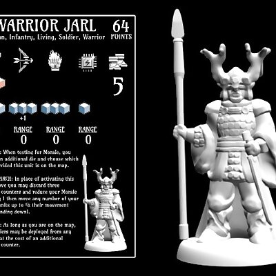 Warrior Jarl 18mm scale