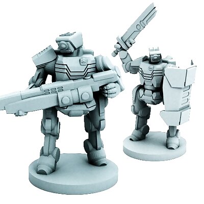 CSeries Cyclops Automated Militia 18mm scale