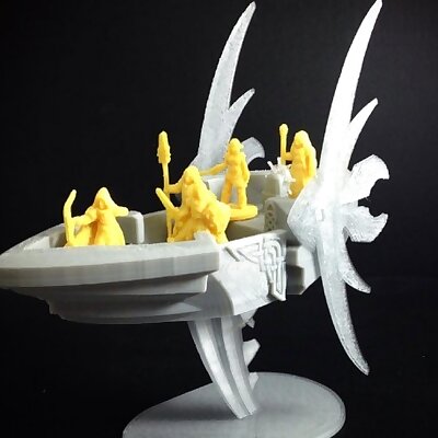 Elvish Aether Ship 18mm scale
