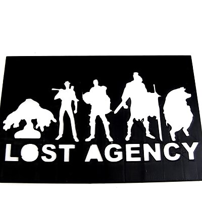 Lost Agency Stencil