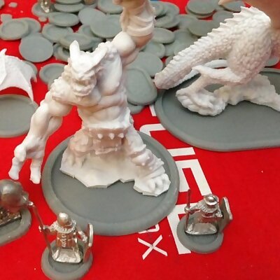 Recessed Monster Bases 15mm scale