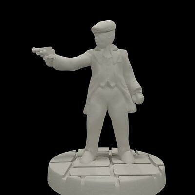 Peaky Blinder wrevolver 15mm scale