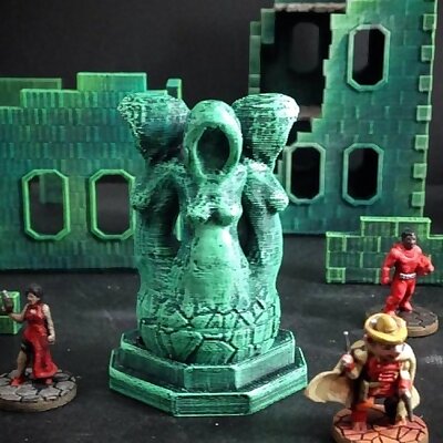 Arcane Statue The Hooded Sisters 15mm scale