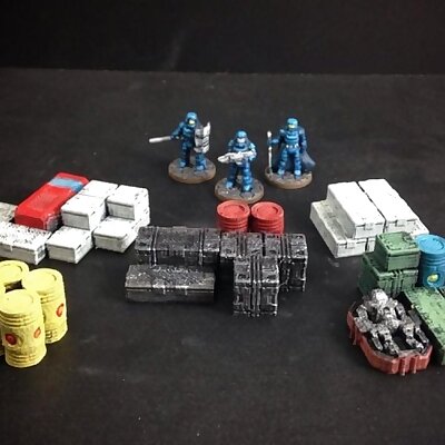 SciFi Loot Markers 15mm scale