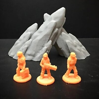 Asteroid Miners 18mm scale