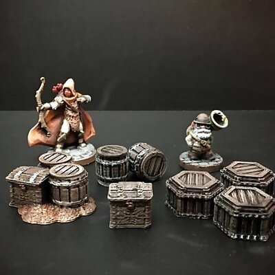 Delving Decor Dwarven Loot Markers 28mmHeroic scale
