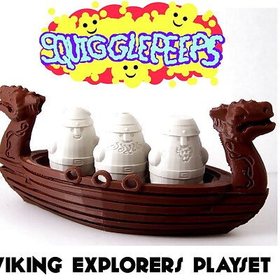 Squigglepeeps Viking Explorers Playset
