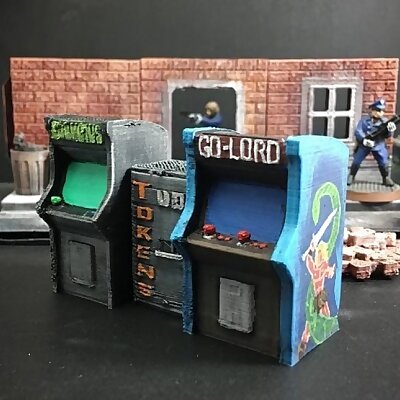 Arcade Cabinets 28mmHeroic scale
