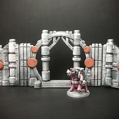ZOD SciFantasy Walls 28mmHeroic scale