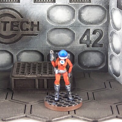 Space Girl 28mm Miniature