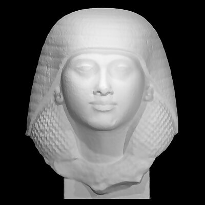 Upper part of a statues of a Queen or Noble