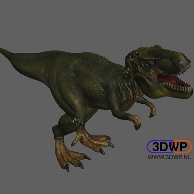 Tyrannosaurus Rex Figurine 3D Scan