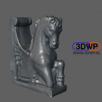 Horse Statue 3D Scan Pegasus